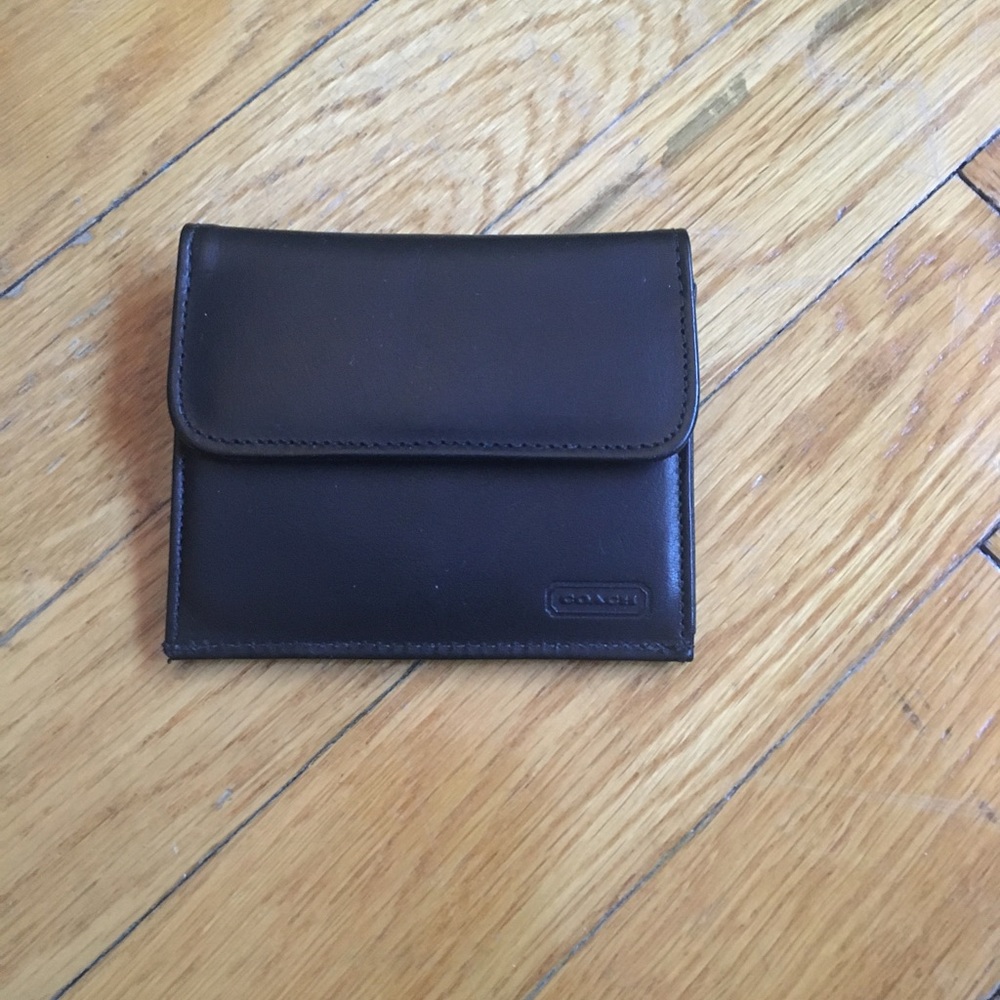 Coach Vintage Leather Wallet Black